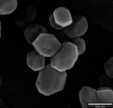 Powder-Nanoparticles imaged at different magnifications