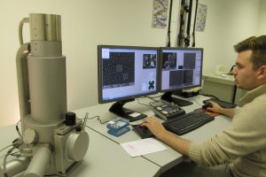 Agar SEM in use: The TESCAN VEGA3 SBH SEM, installed and fully operational at Agar headquarters 